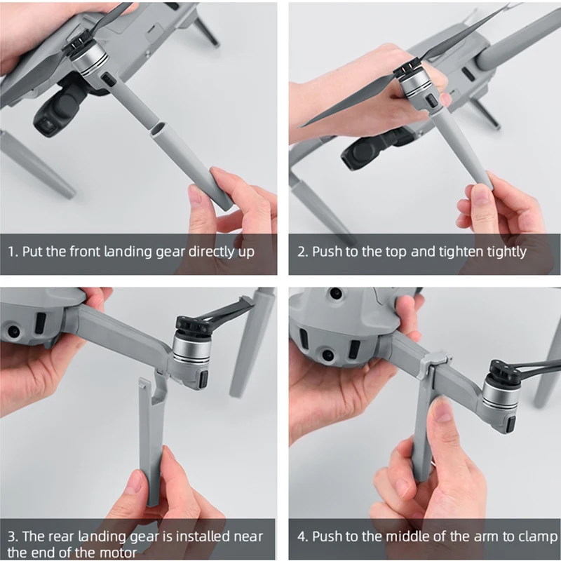 Посадочное шасси 4 см для DJI Mavic Air 2 удлинительные ножки быстросъемный кронштейн