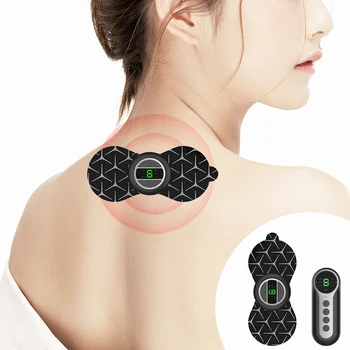 

Mini Cervical Patch Pulse Massage Paste With Portable Wireless USB Charging Mini Massage Instrument