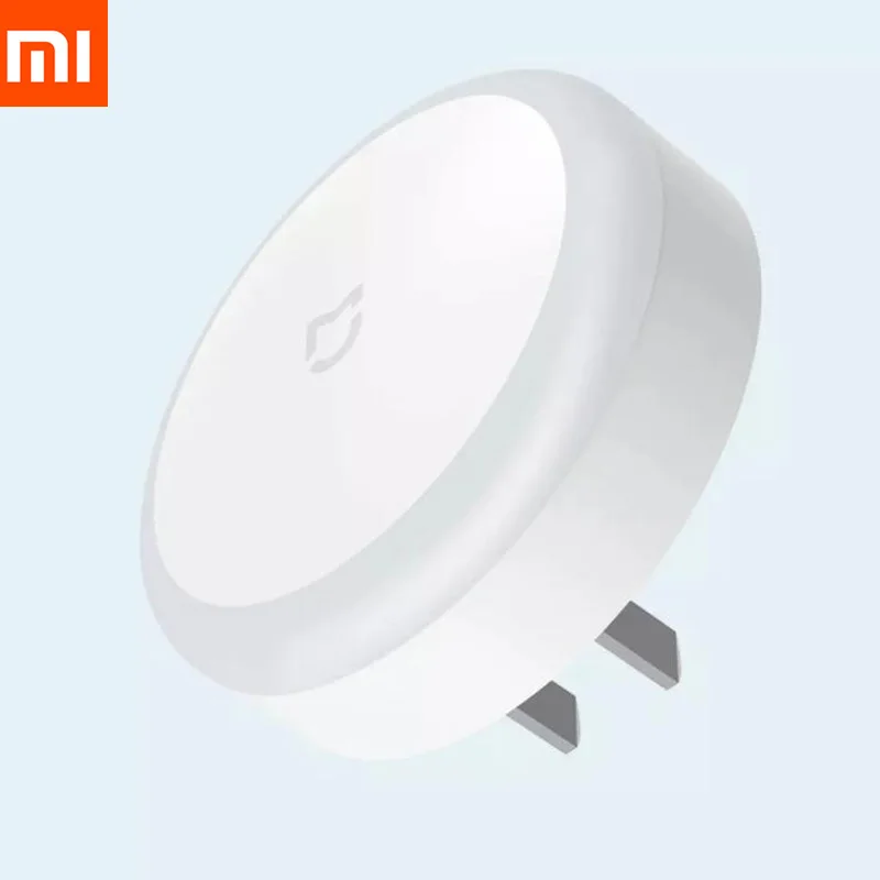 

Original Xiaomi Mijia night Light with smart huaman boday Touch sensor led lamp bed Plugging in light for bedroom corridor