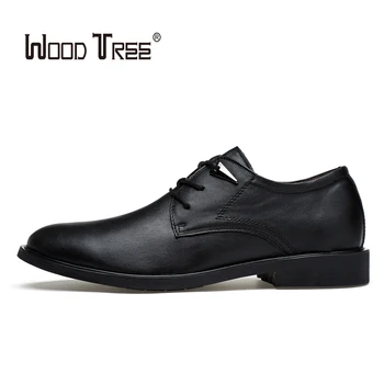 

WOODTREE 2020 New Fashion Business Dress Up Men's Shoes Classic Leather Men's Shoes Fashion Lace Up Dress Shoes Men's Oxford Sho