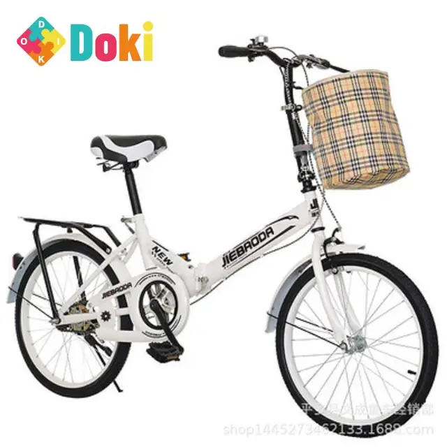 Doki Toy 2021 New Family General Folding Bicycles, Adult Children Children Adult Male And Female Students Bicycle Suspension 1