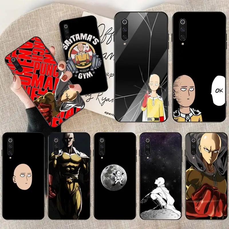 Мягкий силиконовый чехол для телефона из ТПУ с аниме отбеливателем One Punch Man Xiaomi Mi10