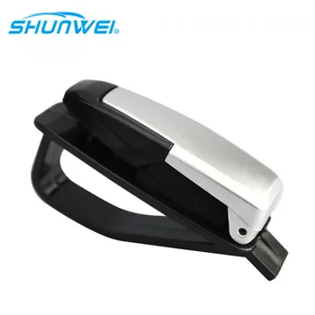

Glasses Holders for Car Sun Visor Fine Good Sunglasses Eyeglasses Mount with Ticket Card Clip Car Styling Accessories for Auto