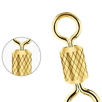 

100pcs/set Tools Ball Bearing Rolling Fishing Swivel Tackle Accessories Connector Metal Convenient Simple Solid Ring Outdoor
