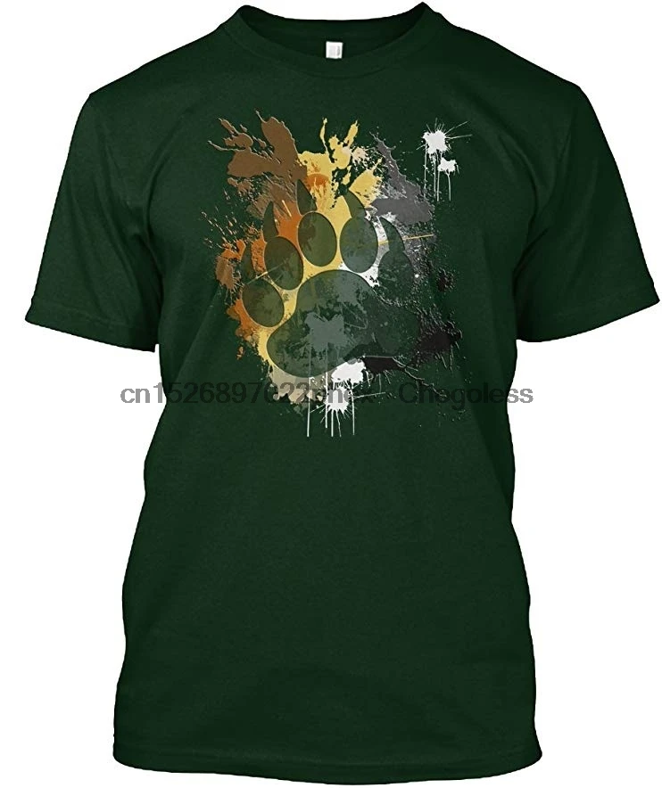 Men Women Novelty Slogan T-Shirt - Gay Bear Pride Paw S-4XL |
