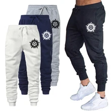 

S-3XL Autumn Winter Gyms Men Women Sport Joggers Jogging Fitness Pant Mens Supernatural Printed Casual Pants Trousers Sweatpants