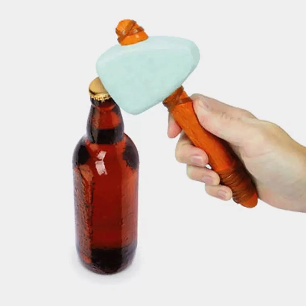 Original Stone Tool Opener Beer Opener Opener Hammer Shape New Strange Beer Opener Professional Fashion