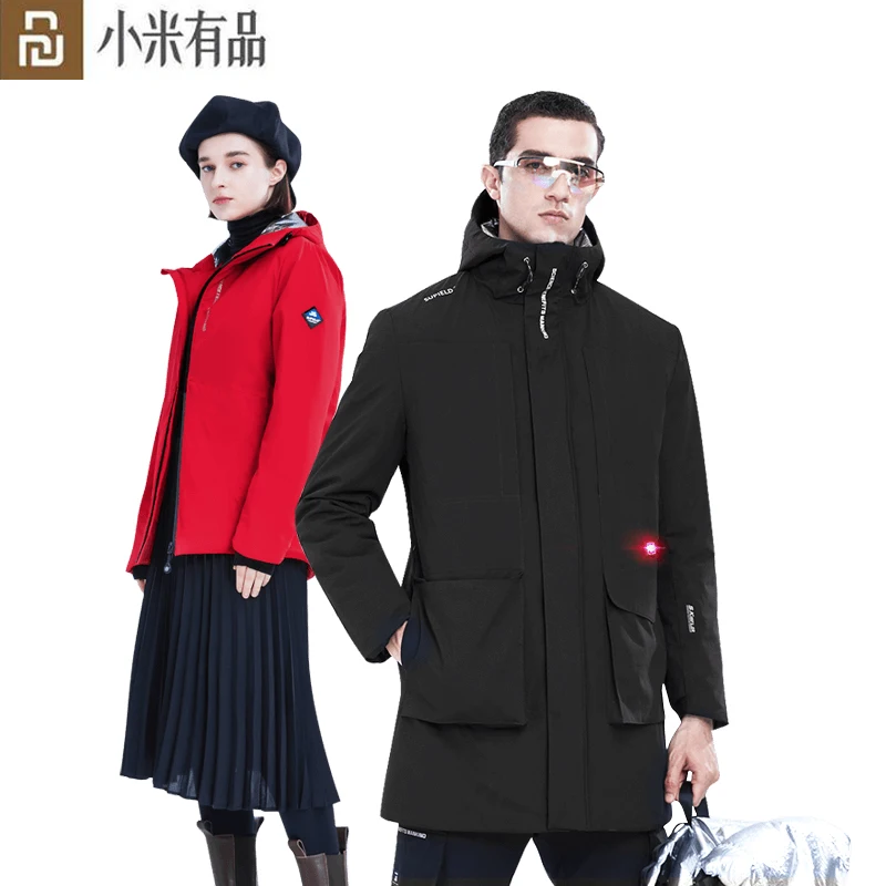 Youpin SUPIELD Aerogel Cold Suit Electric Heated Clothing Resistance Jacket Windproof Waterproof Men Clothes Anti-cold Coat | Электроника