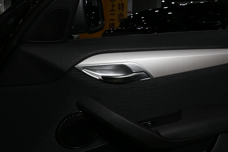 Карбоновое волокно ABS Хромированная Накладка для внутренней двери автомобиля для BMW X1 E84 2011- автомобильные аксессуары
