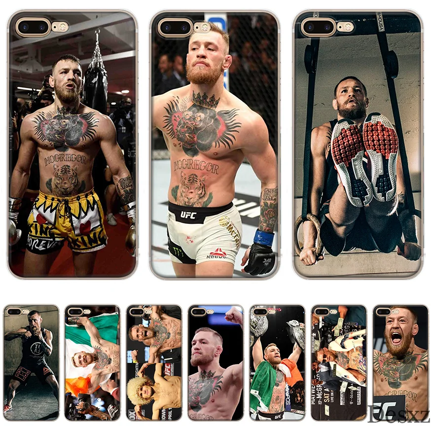 Phone Case Conor McGregor UFC Novelty for iPhone 5 5s Se 6 6s 7 8 11 Pro X XS XR Max Cover |
