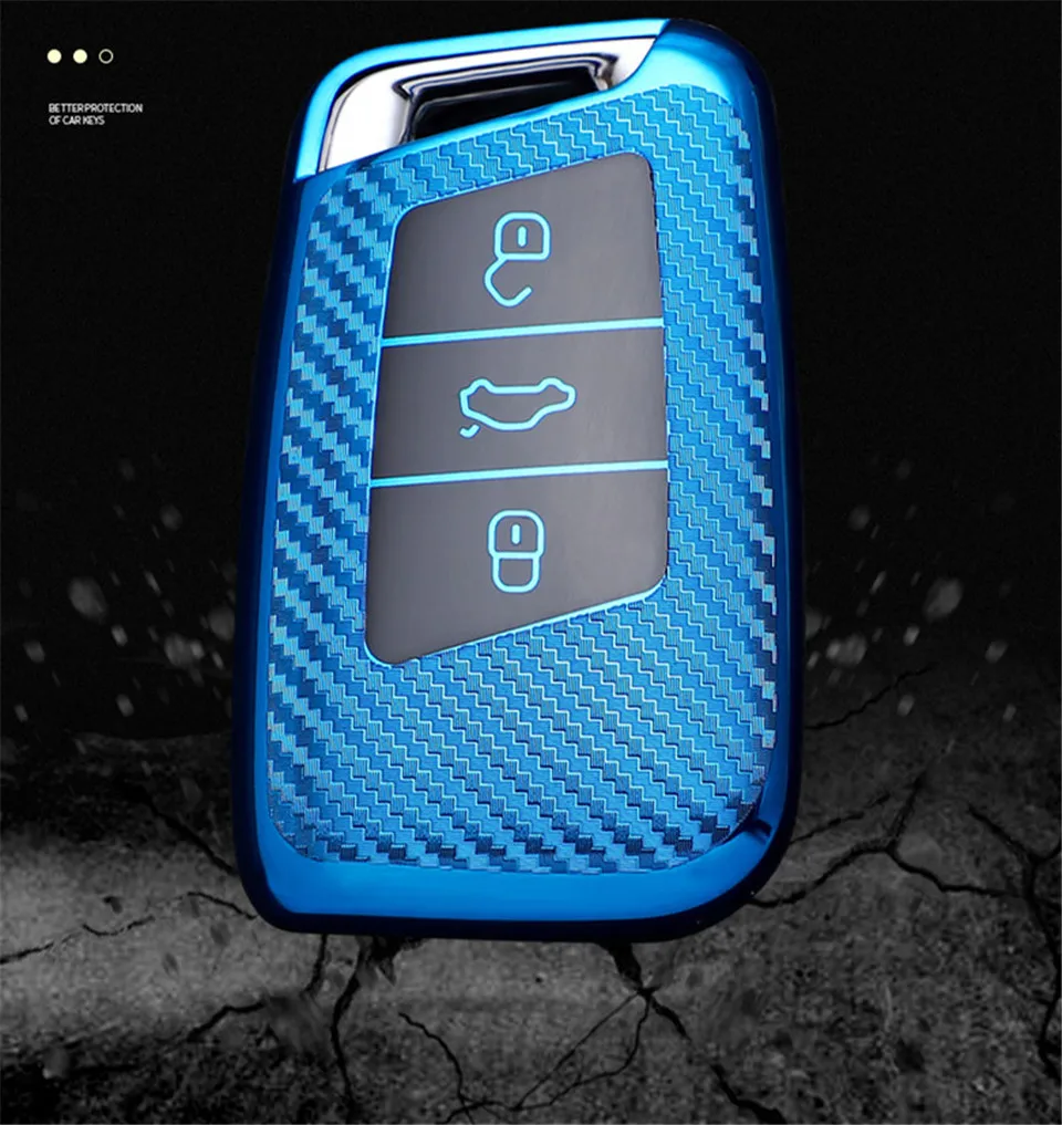 Cover chiave telecomando per Volkswagen VW Magotan Passat B8 Golf per Skoda Superb A7 - H1561255b6718497c8addb3fc71cd3e45z