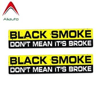 

Aliauto 2 X Warning Car Sticker Black Smoke Not't Mean It's Broke Decal Accessories PVC for Mini Cooper Passat B6 Vesta,15cm*3cm