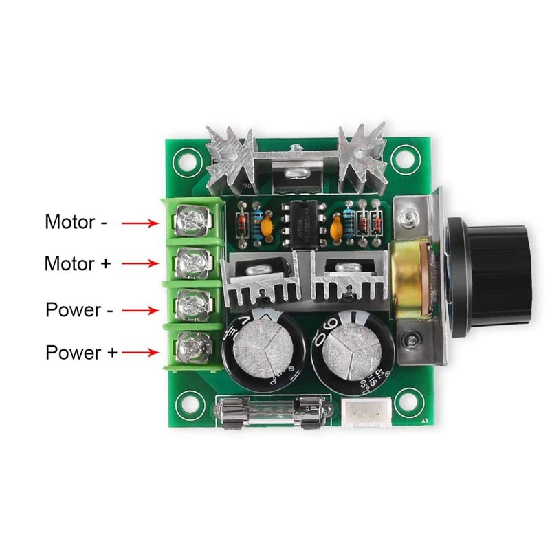 DC 12 V 40 10A 400W ШИМ контроллер скорости двигателя Вольт регулятор управления