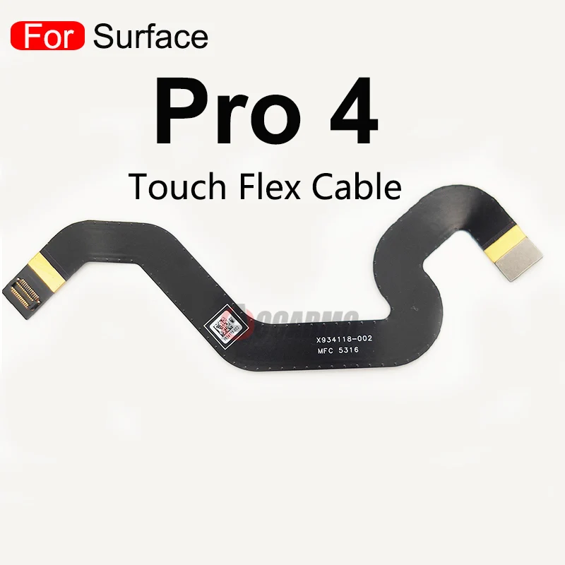 Conector de Toque Lcd Pequeno Toque Teclado Micphone Fone de Ouvido Cabo Flexível para Micphone Superfície Pro4 Pro 1724 - Imagem 2