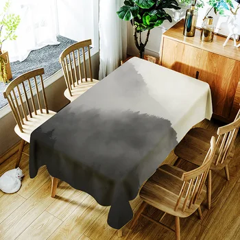 

Landscape Tablecloth Waterproof Oilcloth Rectangular Washable Decorative Table Cover Tapete Table Cover Protector