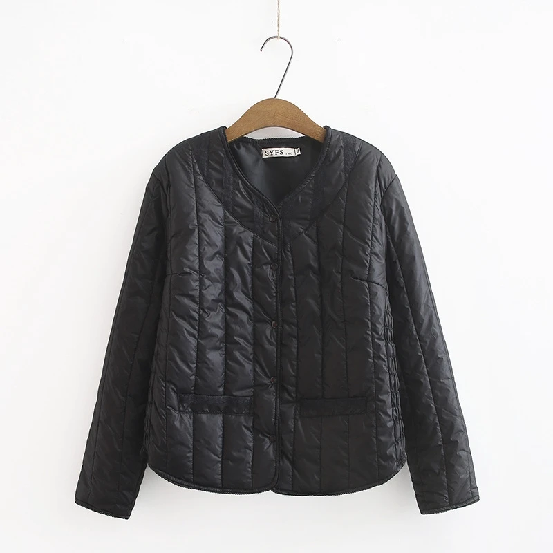 low cost  Plus Size Women's Jackets Thin Padded Coat Autumn Winter Outerwear Short Tops womens jacket jacket 