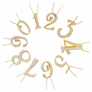 

Moonmory 2018 Japanese Men 925 Sterling Silver Number 0 9 Pendant Necklace For Women Letter Long Necklace With Crystal Jewelry