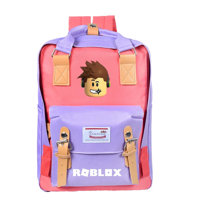 Roblox juego de niños de la escuela de los adolescentes mochila para estudiantes mujeres mochila hombres, mochila de lona de las mujeres mochila| Mochilas escolares| - AliExpress