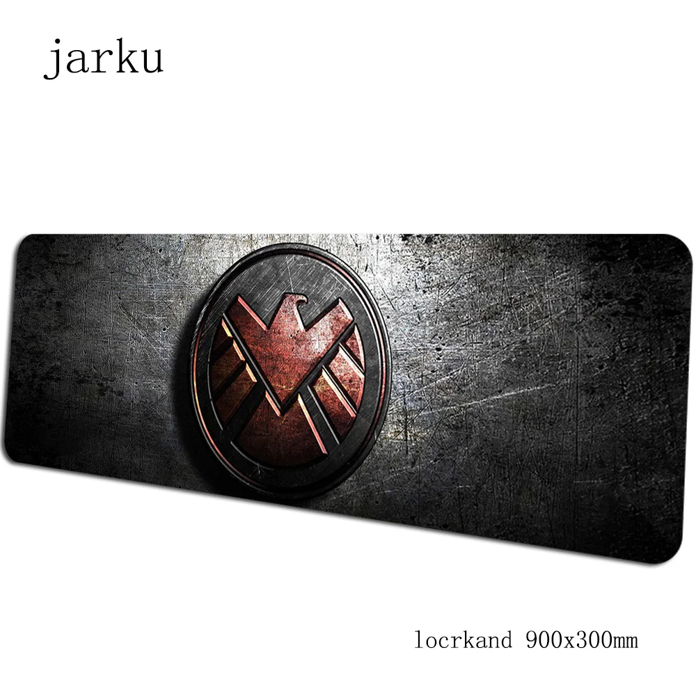 S. H. I. E. L. D коврик для мыши геймер 900x300X3 мм игровой коврик для мыши крутой ноутбук pc Аксессуары для ноутбука padmouse HD шаблон эргономичный коврик