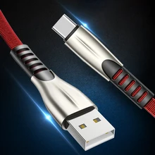 1 м 3A usb type C кабель Быстрая зарядка для samsung S10 S9 usb type-C Быстрая зарядка для Xiaomi mi9 type-C кабель для быстрой зарядки данных