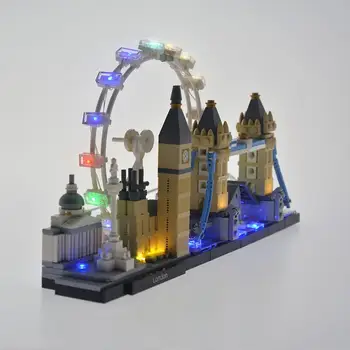 

LED Building Block USB Light Accessory Kit for London Skyline Collection 21034 (Only LED Light, No Block Kit)