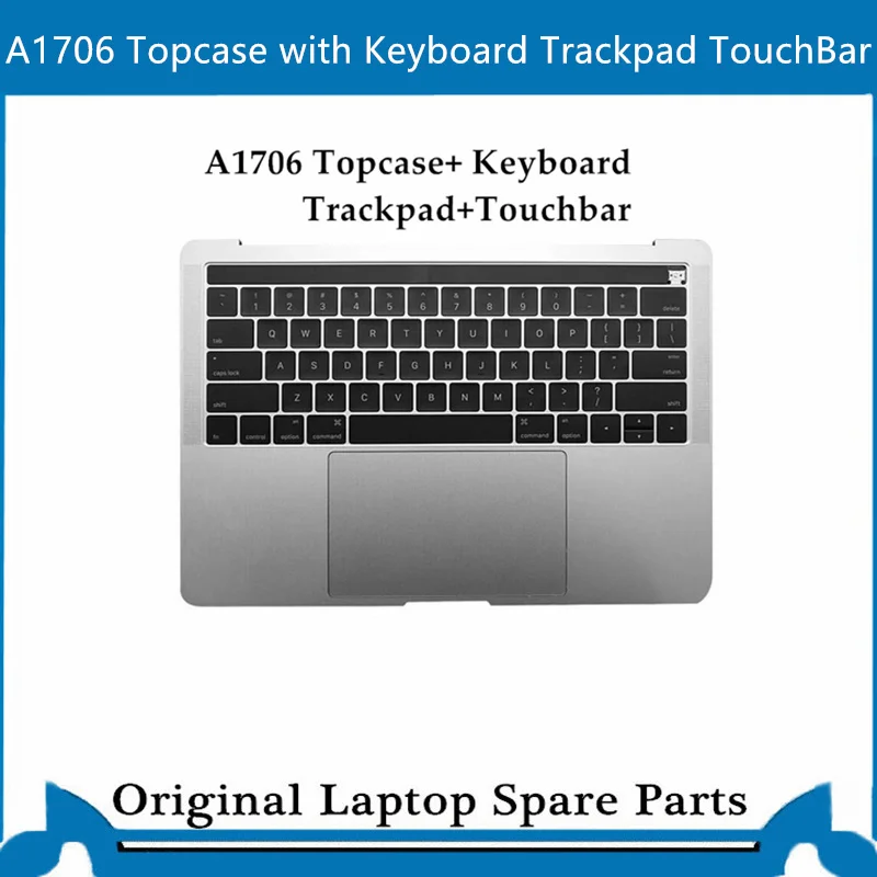 Оригинальный чехол для Macbook Pro Retina A1707 A1706 A1708 подставка рук с клавиатурой трекпад 13