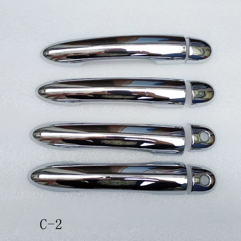 para Renault Megane ii 2 Mk2 2002 2003 2004 2005 2006 2007 2008 Abs Chrome Maçaneta Capa Guarnição 15 Cheap Maçanetas externas