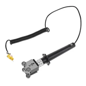 

Hot! K Type Roller Surface Thermocouple -50~500 Degree Handheld Contact Temperature Sensor with Ball Bearings 4 Wheels WRNM-101