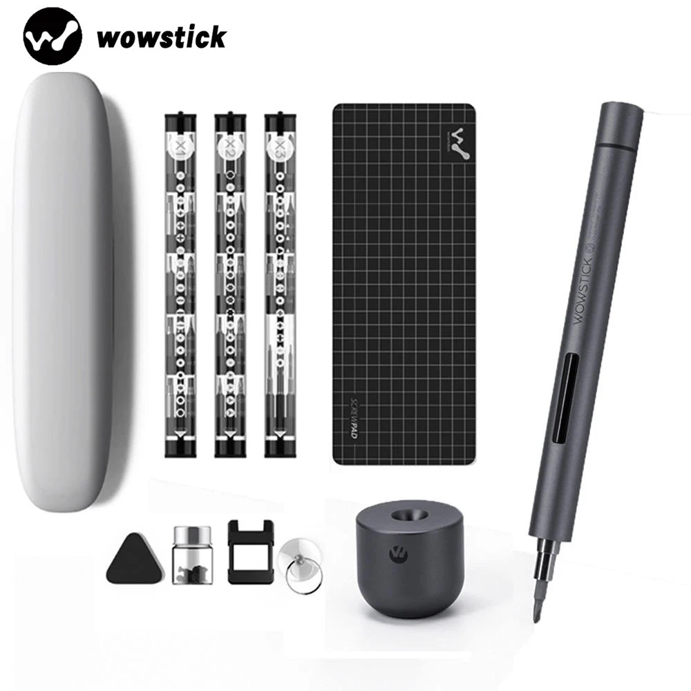 Wowstick 1F Pro 64 In 1 Electric Screw driver Rechargeable Cordless Power Driver Kit With LED Light Lithium Battery | Инструменты
