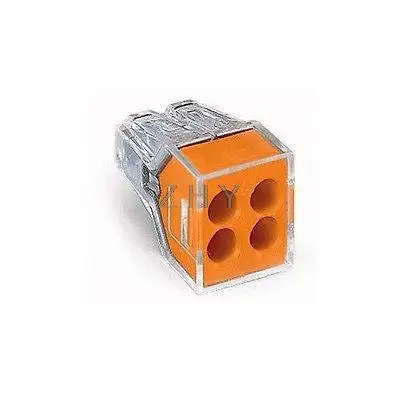

20pcs PCT-104 Push wire wiring connector For Junction box 3 pin terminal block