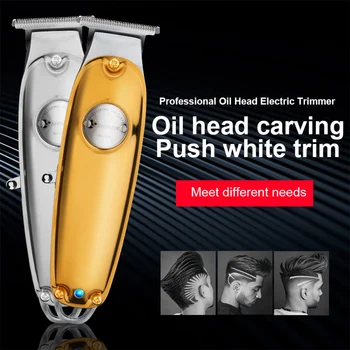 

Hair Clipper Electric Man Beard Shaving Machine Oil Head Carving Clipper Cordless Hairs Trimmer Professional Haircutting Machine