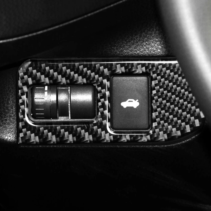 

Auto Accessories Carbon Fiber Rear Trunk Switch Control Button Car Decals and Stickers for Subaru BRZ Toyota 86 2013-2017