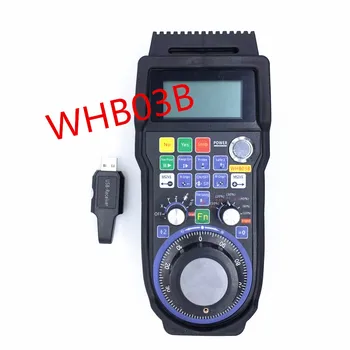 

WHB03B Nc Studio CNC Handwheel Wireless Nc Studio MPG Pendant Handwheel For Milling Machine 3 Axis NEWCARVE