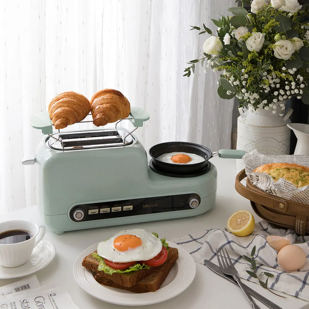 Breakfast Machine Household Toast Multi-functional Small Four In One Toaster Automatic Toaster Driver Hot Dog Bread Machine