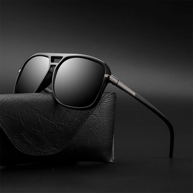 Polarized Sunglasses Men Glass  Sunglasses Polarized Men Uv400 - Classic  Pilot - Aliexpress