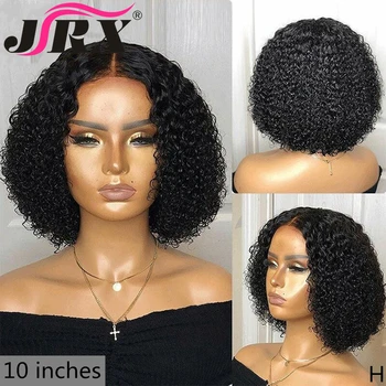 

Curly Bob Lace Front Human Hair Wigs For Black Women Peruvian Remy Hair 13x4 Short Bob Pre Pluced