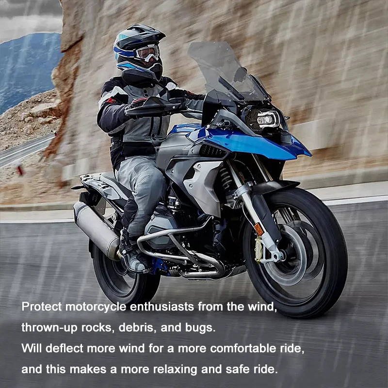 For BMW R1200GS R 1200 GS LC ADV Adventure 2013 2014 2015 2016 2017 2018 Windscreen Windshield Wind Shield Screen Protector (6)