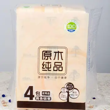 

Facial Tissue Paper Soft Primary Wood Pulp Pumping Paper 100 Pumping 3 Layers Toilet Paper Pumping Napkin Paper 4 bags/lot