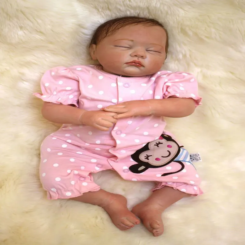 Kawaii Benecas Baby Reborn 22 дюйма Мягкие силиконовые куклы игрушки 55 см реалистичные