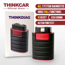 THINKCAR ThinkDiag araba teşhis aracı ücretsiz 1 yıl eylem Test ECU kodlama tüm sistem kod okuyucu otomatik tarayıcı 15 sıfırlama hizmet