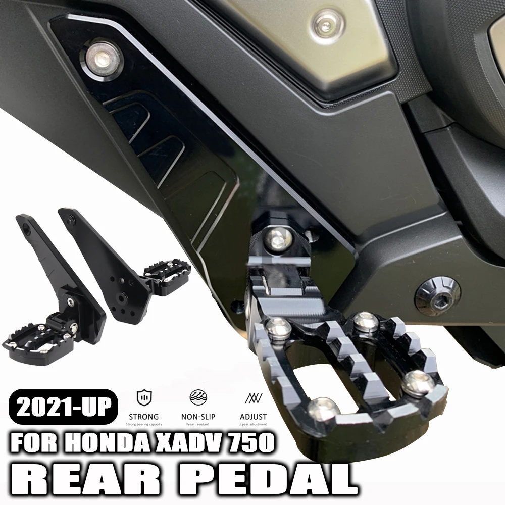 

CNC For Honda XADV X-adv 750 XADV750 2021New Motorcycle Accessories Folding Footrest Passenger Rear Pedal Foot Nail Bracket
