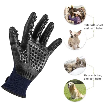 

DogCat grooming Glove Pets Wool Glove Pet Hair Deshedding Brush Comb Glove For Pet Dog Cleaning Massage Glove For Accessories