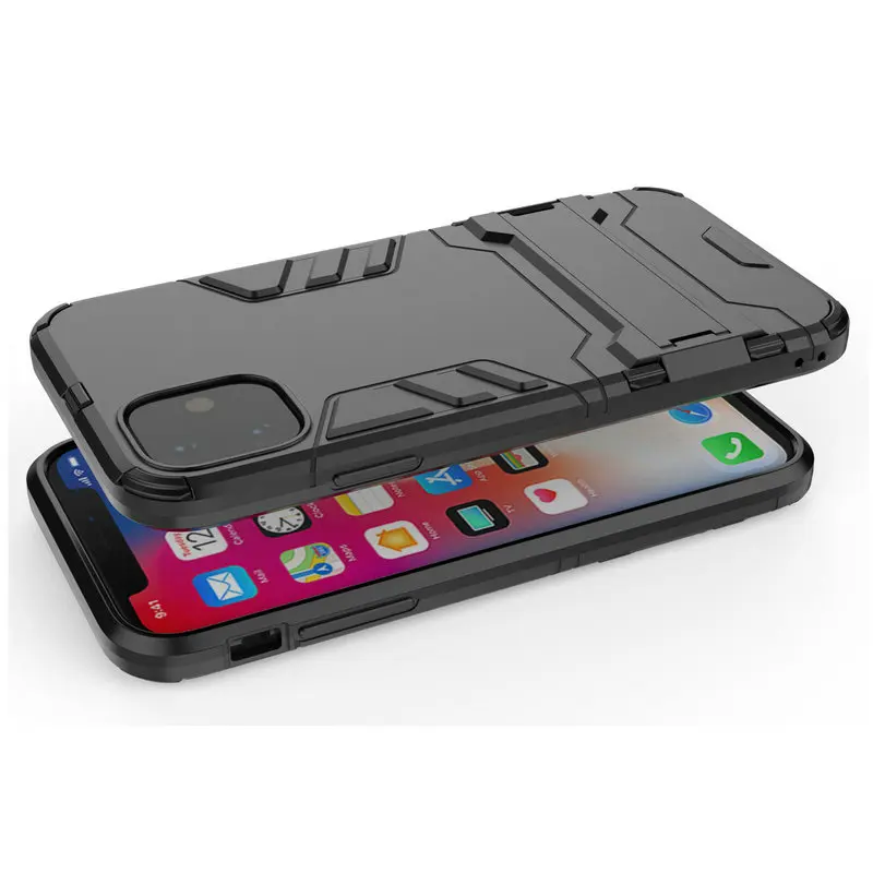 

For Apple iPhone 11 Pro Max 6.5" Shockproof Hard Phone Case for iPhone 11 Pro 5.8" 6.1" Armor Case Back Cover Capa Etui Coque