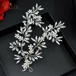 A423 Vintage Bridal Hair Piece Wedding Rhinestones Headpiece Shinny Wedding Hair Jewelry Bridal Headband Crystal Bridal Tiara