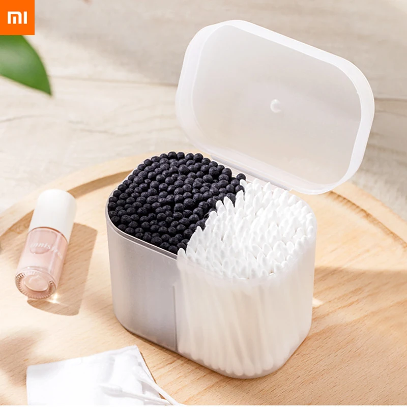 Новинка ватный тампон xiaomi jordanjudy с макияжем пылезащитный контейнер для хранения