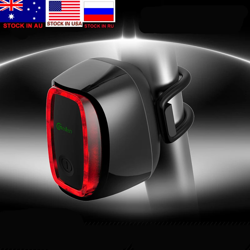 Дропшиппинг X6 велосипедный задний фонарь USB Перезаряжаемый водонепроницаемый велосипедный защитный фонарь интеллектуальная велосипедная лампа 7 режимов