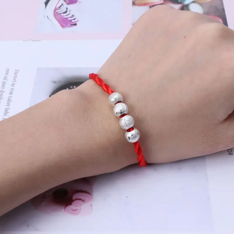 

Kabbalah Red Rope String Bracelets Good Luck Amulet Buddhist Fashion Jewelry U50C