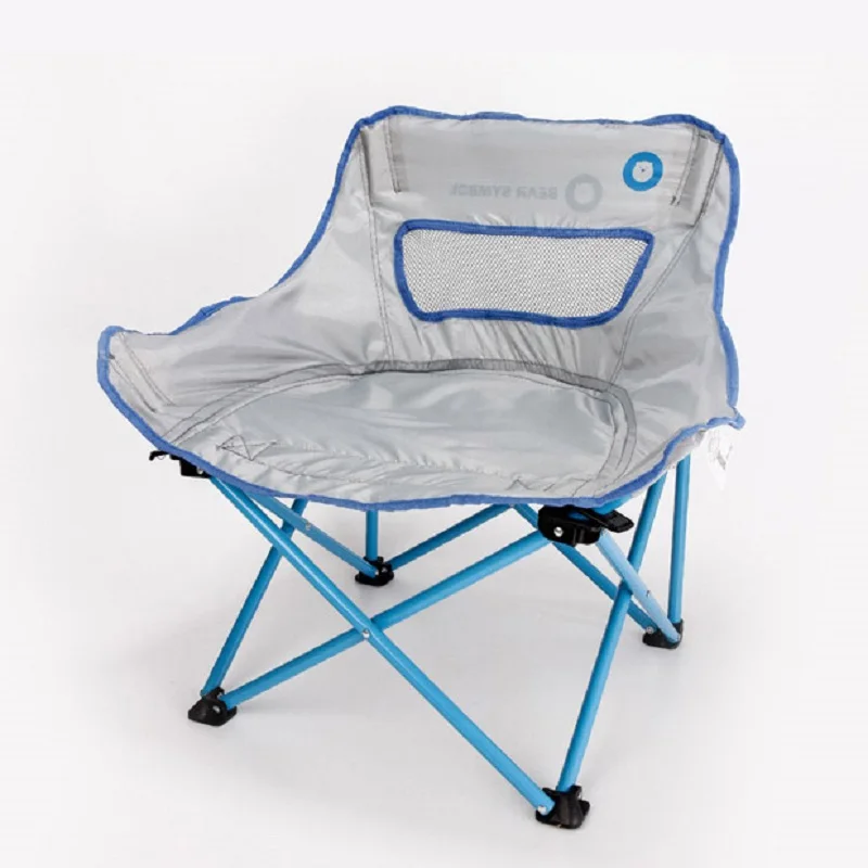 Outdoor Portable Moon Chair Folding Camping Fishing Chairs Beach Chair Furniture Ultralight Outdoor Furniture Aluminum Chair
