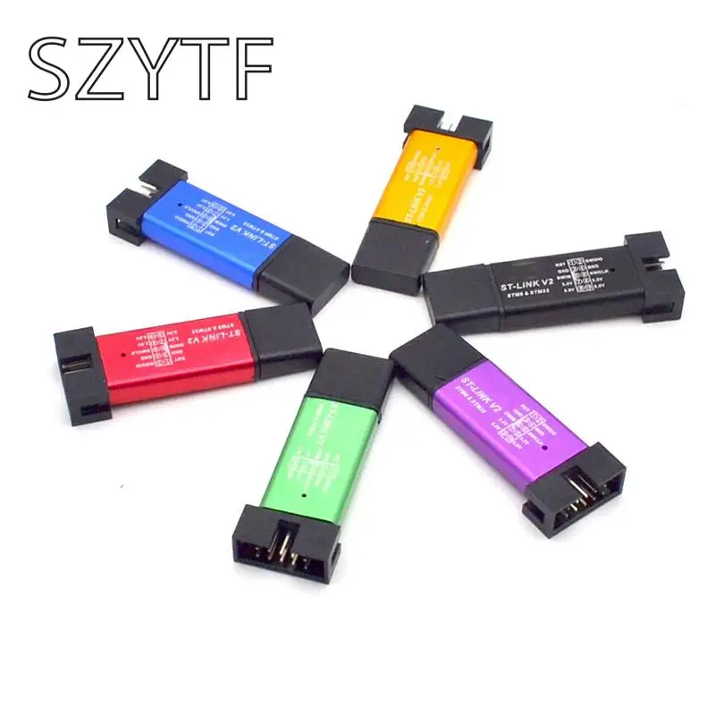 Программатор горячая Распродажа ST LINK Stlink ST-Link V2 Mini STM8 STM32 программатор загрузки с