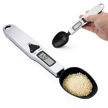 

500g/0.1g Digital Spoons Scales Electronic Scales Kitchen Measuring Spoons Weight LCD Display Food Scales Device